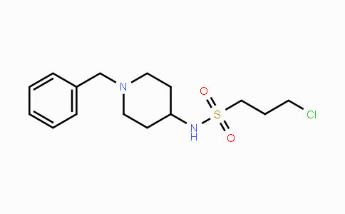 CAS No. 863222-14-4, N-(1-Benzyl-4-piperidinyl)-3-chloro-1-propanesulfonamide