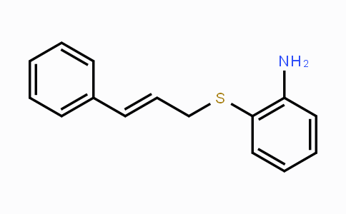 CAS No. 1408300-21-9, 2-[(3-Phenyl-2-propenyl)sulfanyl]aniline