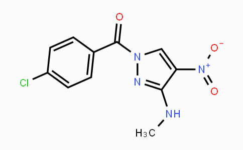 CAS No. 318517-38-3, (4-Chlorophenyl)[3-(methylamino)-4-nitro-1H-pyrazol-1-yl]methanone