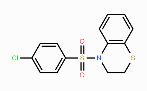 CAS No. 338777-77-8, 4-[(4-Chlorophenyl)sulfonyl]-3,4-dihydro-2H-1,4-benzothiazine