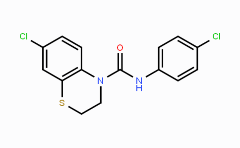 CAS No. 182128-53-6, 7-Chloro-N-(4-chlorophenyl)-2,3-dihydro-4H-1,4-benzothiazine-4-carboxamide