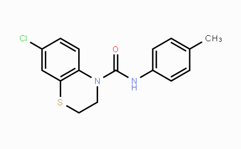 CAS No. 338777-89-2, 7-Chloro-N-(4-methylphenyl)-2,3-dihydro-4H-1,4-benzothiazine-4-carboxamide