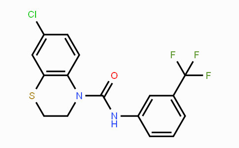 CAS No. 338777-90-5, 7-Chloro-N-[3-(trifluoromethyl)phenyl]-2,3-dihydro-4H-1,4-benzothiazine-4-carboxamide