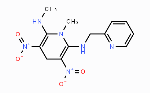 CAS No. 338777-95-0, N~2~,1-dimethyl-3,5-dinitro-N~6~-(2-pyridinylmethyl)-1,4-dihydro-2,6-pyridinediamine