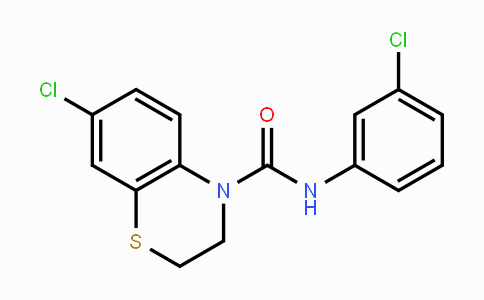 CAS No. 182128-52-5, 7-Chloro-N-(3-chlorophenyl)-2,3-dihydro-4H-1,4-benzothiazine-4-carboxamide