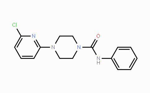 CAS No. 338778-03-3, 4-(6-Chloro-2-pyridinyl)-N-phenyltetrahydro-1(2H)-pyrazinecarboxamide