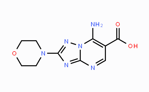 CAS No. 113967-72-9, 7-Amino-2-morpholino[1,2,4]triazolo[1,5-a]pyrimidine-6-carboxylic acid