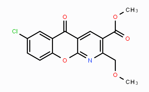 CAS No. 338778-39-5, Methyl 7-chloro-2-(methoxymethyl)-5-oxo-5H-chromeno[2,3-b]pyridine-3-carboxylate