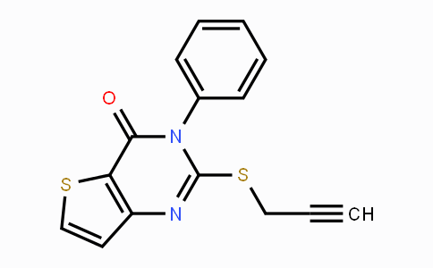 CAS No. 338779-21-8, 3-Phenyl-2-(2-propynylsulfanyl)thieno[3,2-d]pyrimidin-4(3H)-one