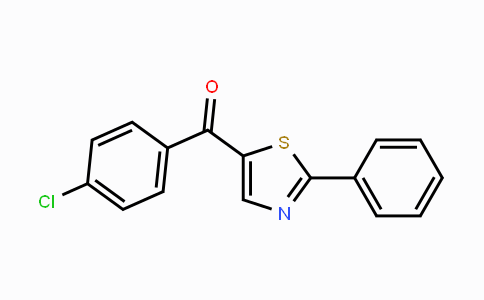 CAS No. 73161-81-6, (4-Chlorophenyl)(2-phenyl-1,3-thiazol-5-yl)methanone