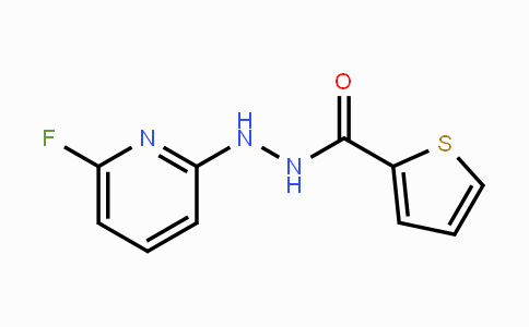 CAS No. 338780-86-2, N'-(6-Fluoro-2-pyridinyl)-2-thiophenecarbohydrazide