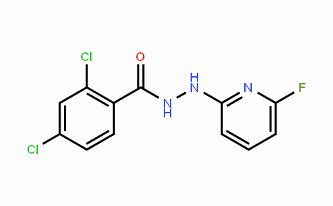 CAS No. 338780-94-2, 2,4-Dichloro-N'-(6-fluoro-2-pyridinyl)benzenecarbohydrazide