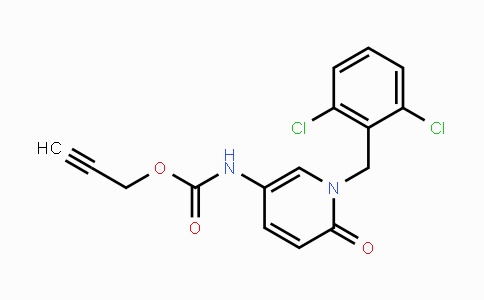 CAS No. 338784-67-1, 2-Propynyl N-[1-(2,6-dichlorobenzyl)-6-oxo-1,6-dihydro-3-pyridinyl]carbamate
