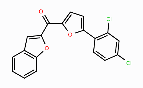 CAS No. 400084-93-7, 1-Benzofuran-2-yl[5-(2,4-dichlorophenyl)-2-furyl]methanone