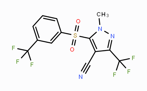 CAS No. 318517-88-3, 1-Methyl-3-(trifluoromethyl)-5-{[3-(trifluoromethyl)phenyl]sulfonyl}-1H-pyrazole-4-carbonitrile