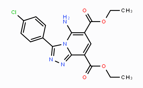 338791-46-1 | Diethyl 5-amino-3-(4-chlorophenyl)[1,2,4]triazolo[4,3-a]pyridine-6,8-dicarboxylate