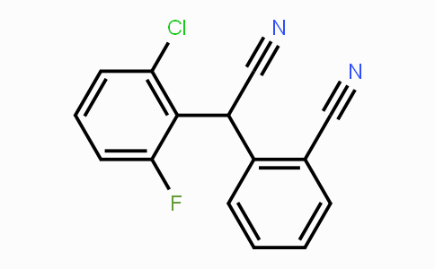 CAS No. 338791-76-7, 2-[(2-Chloro-6-fluorophenyl)(cyano)methyl]benzenecarbonitrile