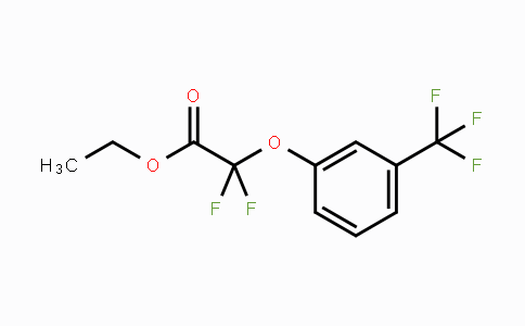 CAS No. 338791-94-9, Ethyl 2,2-difluoro-2-[3-(trifluoromethyl)phenoxy]acetate