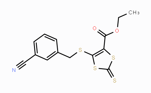 CAS No. 338793-30-9, Ethyl 5-[(3-cyanobenzyl)sulfanyl]-2-thioxo-1,3-dithiole-4-carboxylate