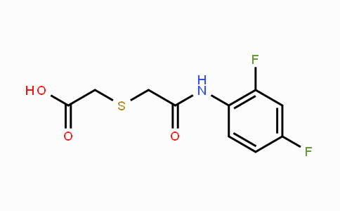 CAS No. 338793-67-2, 2-{[2-(2,4-Difluoroanilino)-2-oxoethyl]sulfanyl}acetic acid