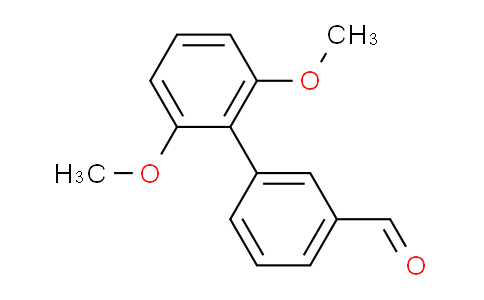 CAS No. 1242339-02-1, 2',6'-ジメトキシ-[1,1'-ビフェニル]-3-カルバルデヒド