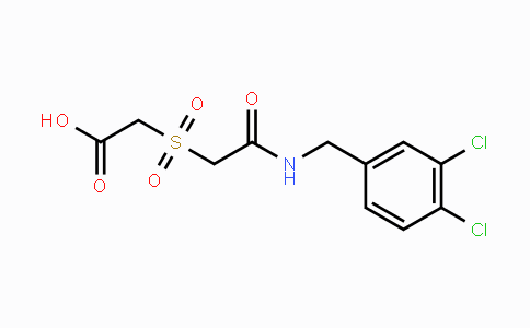 CAS No. 338793-71-8, 2-({2-[(3,4-Dichlorobenzyl)amino]-2-oxoethyl}sulfonyl)acetic acid
