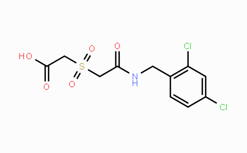 CAS No. 338793-78-5, 2-({2-[(2,4-Dichlorobenzyl)amino]-2-oxoethyl}sulfonyl)acetic acid