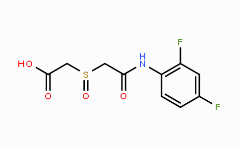 CAS No. 338793-83-2, 2-{[2-(2,4-Difluoroanilino)-2-oxoethyl]sulfinyl}acetic acid