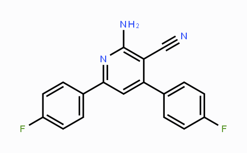 CAS No. 171254-52-7, 2-Amino-4,6-bis(4-fluorophenyl)nicotinonitrile