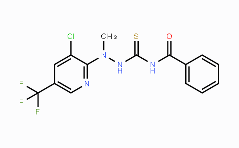 CAS No. 338794-95-9, N-({2-[3-Chloro-5-(trifluoromethyl)-2-pyridinyl]-2-methylhydrazino}carbothioyl)benzenecarboxamide