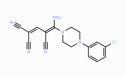 CAS No. 338794-96-0, 4-Amino-4-[4-(3-chlorophenyl)piperazino]-1,3-butadiene-1,1,3-tricarbonitrile