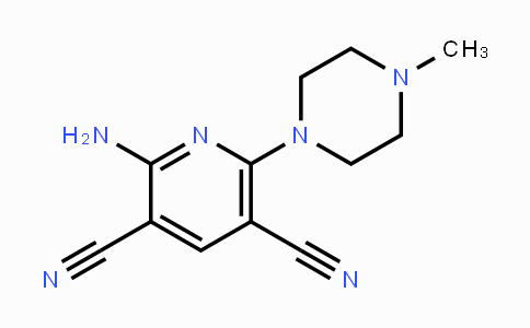 CAS No. 154124-65-9, 2-Amino-6-(4-methylpiperazino)-3,5-pyridinedicarbonitrile