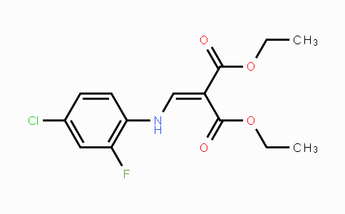 CAS No. 185012-16-2, Diethyl 2-[(4-chloro-2-fluoroanilino)methylene]malonate
