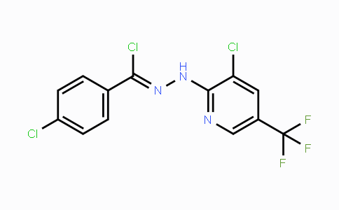 CAS No. 338795-18-9, 4-Chloro-N-[3-chloro-5-(trifluoromethyl)-2-pyridinyl]benzenecarbohydrazonoyl chloride