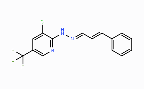 CAS No. 338795-38-3, 3-Phenylacrylaldehyde N-[3-chloro-5-(trifluoromethyl)-2-pyridinyl]hydrazone