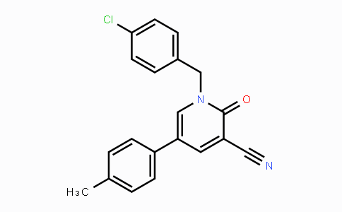 CAS No. 338964-91-3, 1-(4-Chlorobenzyl)-5-(4-methylphenyl)-2-oxo-1,2-dihydro-3-pyridinecarbonitrile