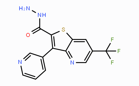CAS No. 672951-23-4, 3-(3-Pyridinyl)-6-(trifluoromethyl)thieno[3,2-b]pyridine-2-carbohydrazide