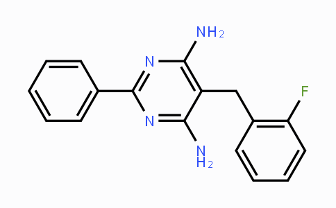 CAS No. 338965-19-8, 6-Amino-5-(2-fluorobenzyl)-2-phenyl-4-pyrimidinylamine