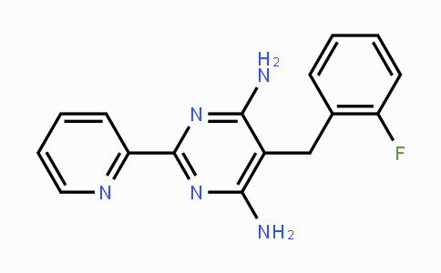 CAS No. 338965-20-1, 5-(2-Fluorobenzyl)-2-(2-pyridinyl)-4,6-pyrimidinediamine