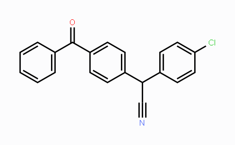 CAS No. 338965-23-4, 2-(4-Benzoylphenyl)-2-(4-chlorophenyl)acetonitrile
