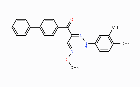 CAS No. 338965-28-9, 3-[1,1'-Biphenyl]-4-yl-2-[2-(3,4-dimethylphenyl)hydrazono]-3-oxopropanal O-methyloxime