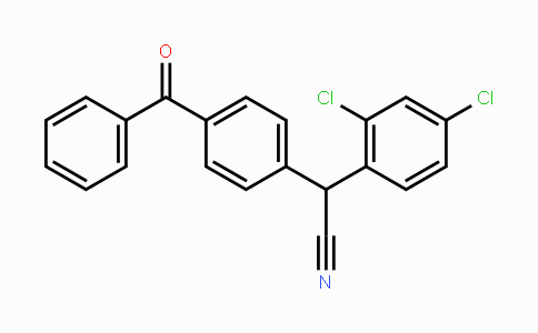 CAS No. 338965-54-1, 2-(4-Benzoylphenyl)-2-(2,4-dichlorophenyl)acetonitrile
