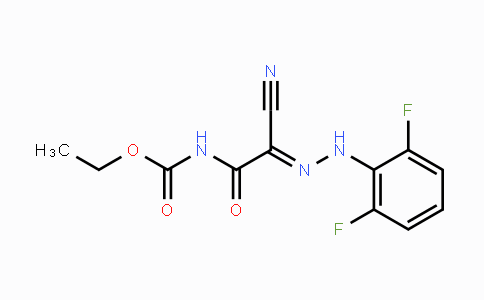 CAS No. 672951-29-0, Ethyl N-{2-cyano-2-[2-(2,6-difluorophenyl)hydrazono]acetyl}carbamate