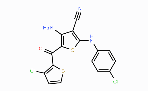 CAS No. 338966-49-7, 4-Amino-2-(4-chloroanilino)-5-[(3-chloro-2-thienyl)carbonyl]-3-thiophenecarbonitrile