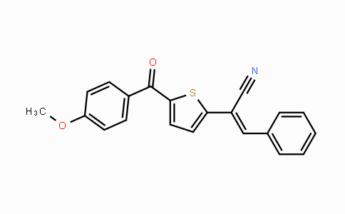 CAS No. 338966-79-3, 2-[5-(4-Methoxybenzoyl)-2-thienyl]-3-phenylacrylonitrile