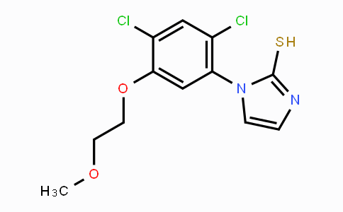 CAS No. 338967-18-3, 1-[2,4-Dichloro-5-(2-methoxyethoxy)phenyl]-1H-imidazole-2-thiol