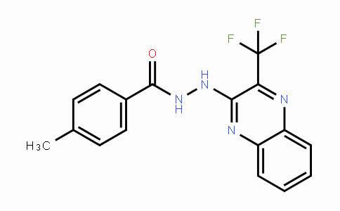 CAS No. 338968-37-9, 4-Methyl-N'-[3-(trifluoromethyl)-2-quinoxalinyl]benzenecarbohydrazide