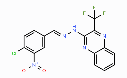 MC119089 | 343372-40-7 | 4-Chloro-3-nitrobenzenecarbaldehyde N-[3-(trifluoromethyl)-2-quinoxalinyl]hydrazone