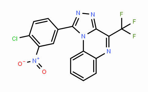 CAS No. 343372-41-8, 1-(4-Chloro-3-nitrophenyl)-4-(trifluoromethyl)[1,2,4]triazolo[4,3-a]quinoxaline