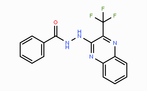 CAS No. 343372-42-9, N'-[3-(Trifluoromethyl)-2-quinoxalinyl]benzenecarbohydrazide